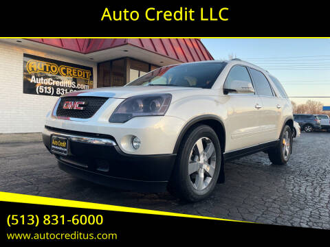 2011 GMC Acadia for sale at Auto Credit LLC in Milford OH