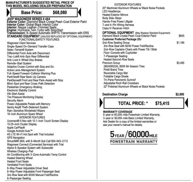 2023 Jeep Wagoneer Series II