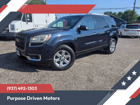 2016 GMC Acadia for sale at Purpose Driven Motors in Sidney OH