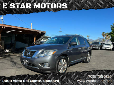 2013 Nissan Pathfinder for sale at E STAR MOTORS in Concord CA
