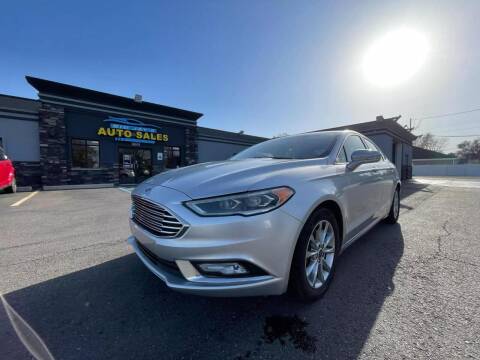 2017 Ford Fusion for sale at BIG JAY'S AUTO SALES in Shelby Township MI