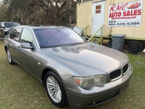 2004 BMW 7 Series for sale at KMC Auto Sales in Jacksonville FL