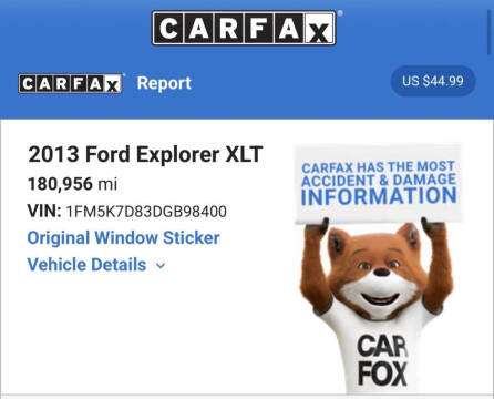 2013 Ford Explorer XLT