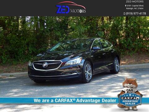 2017 Buick LaCrosse for sale at Zed Motors in Raleigh NC