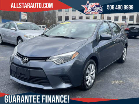 2014 Toyota Corolla for sale at All Star Auto  Cycle in Marlborough MA