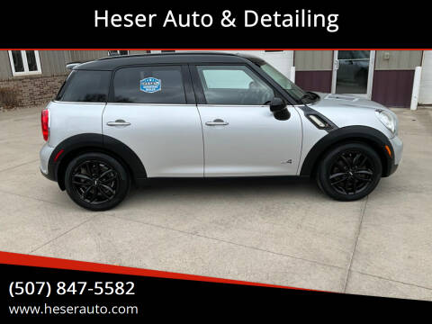 2012 MINI Cooper Countryman for sale at Heser Auto & Detailing in Jackson MN
