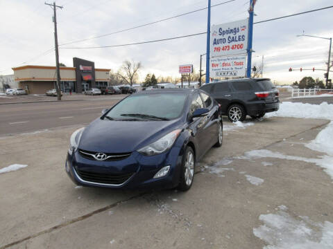 2012 Hyundai Elantra for sale at Springs Auto Sales in Colorado Springs CO