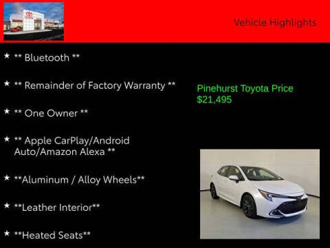 2023 Toyota Corolla Hatchback XSE