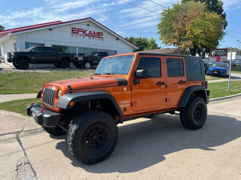 2010 Jeep Wrangler Unlimited for sale at Efkamp Auto Sales LLC in Des Moines IA