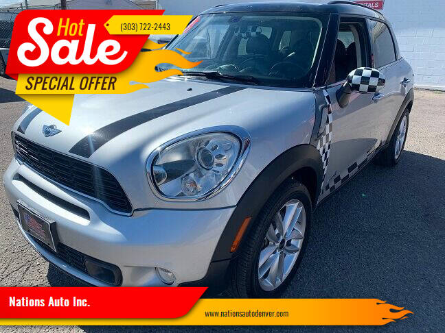 2013 MINI Countryman for sale at Nations Auto Inc. in Denver CO