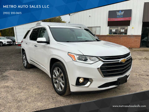 2018 Chevrolet Traverse for sale at METRO AUTO SALES LLC in Lino Lakes MN