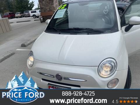 2012 FIAT 500 for sale at Price Ford Lincoln in Port Angeles WA