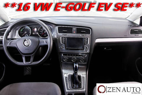 2016 Volkswagen e-Golf SE