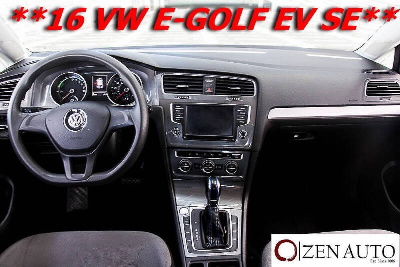 2016 Volkswagen e-Golf SE