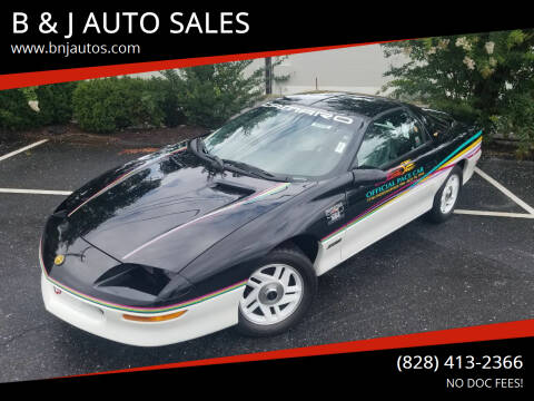 1993 Chevrolet Camaro for sale at B & J AUTO SALES in Morganton NC