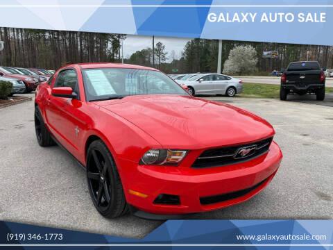 2012 Ford Mustang for sale at Galaxy Auto Sale in Fuquay Varina NC