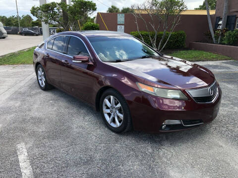 2012 Acura TL for sale at Clean Florida Cars in Pompano Beach FL