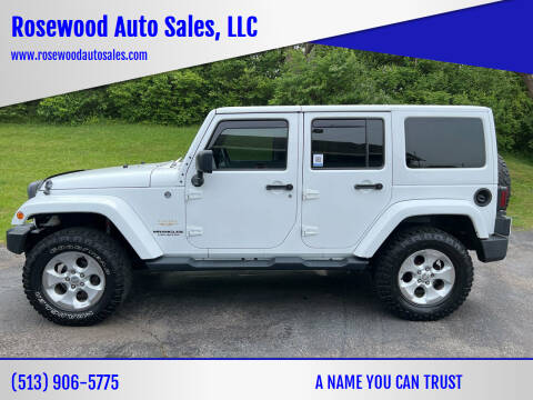 2014 Jeep Wrangler Unlimited for sale at Rosewood Auto Sales, LLC in Hamilton OH