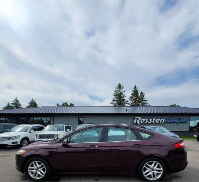 2013 Ford Fusion for sale at ROSSTEN AUTO SALES in Grand Forks ND