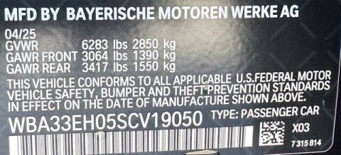 2025 BMW 7 Series 740i xDrive