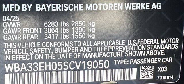 2025 BMW 7 Series 740i xDrive