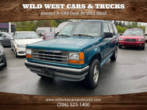 1993 Ford Explorer for sale at Wild West Cars & Trucks in Seattle WA