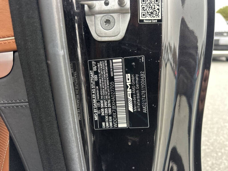 2017 Mercedes-Benz S-Class AMG S 63