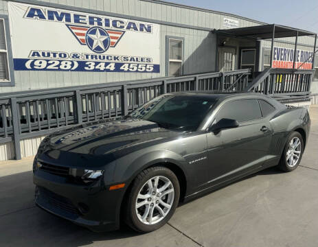 2015 Chevrolet Camaro for sale at AMERICAN AUTO & TRUCK SALES LLC in Yuma AZ