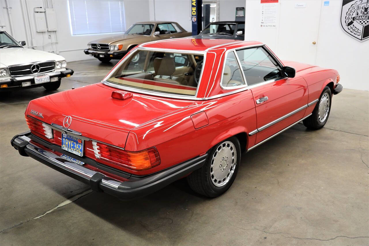 1986 Mercedes-Benz 560-Class for sale at DE AUTOS INC in San Juan Capistrano, CA