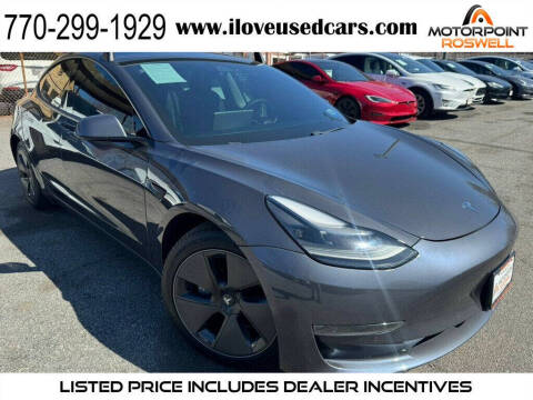 2021 Tesla Model 3 for sale at Motorpoint Roswell in Roswell GA