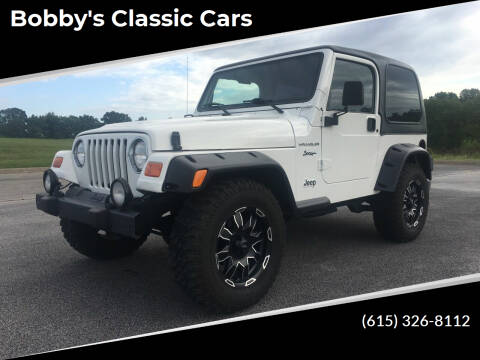 2002 Jeep Wrangler for sale at Bobby's Classic Cars in Dickson TN