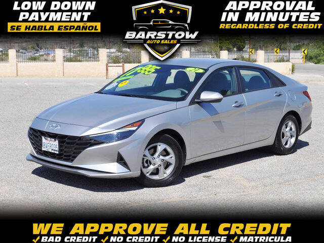 2021 Hyundai Elantra for sale at BARSTOW AUTO SALES in Barstow CA