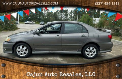 2007 Toyota Corolla for sale at Cajun Auto Resales, LLC in Lafayette LA