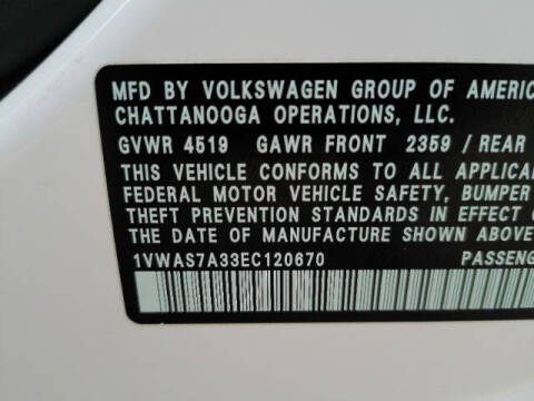 2014 Volkswagen Passat