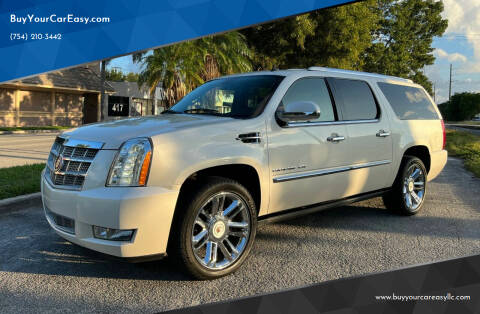 2013 Cadillac Escalade ESV for sale at BuyYourCarEasyllc.com in Hollywood FL