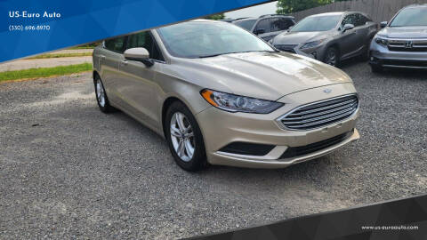 2018 Ford Fusion for sale at US-Euro Auto in Burton OH