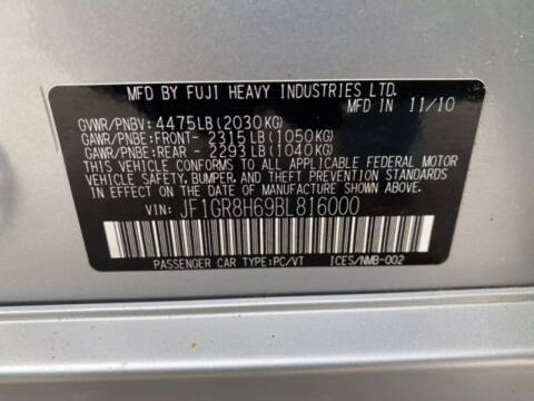 2011 Subaru Impreza WRX STI