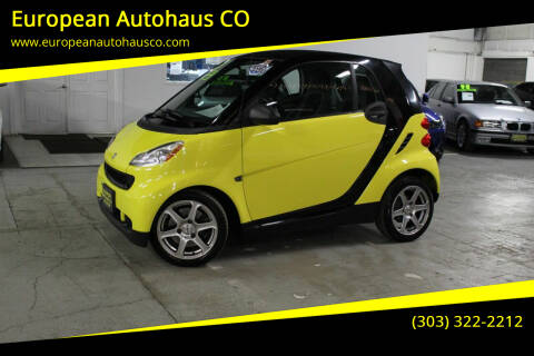 2008 Smart fortwo for sale at European Autohaus CO in Denver CO