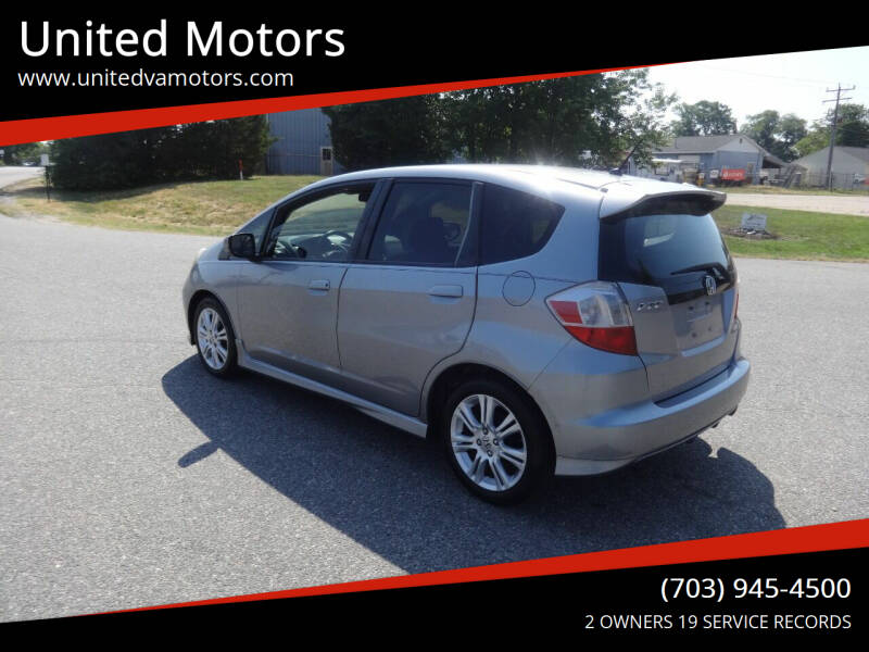 2009 Honda Fit for sale at United Motors in Fredericksburg VA