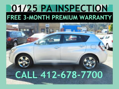 2009 Pontiac Vibe for sale at 2010 Auto Sales in Glassport PA