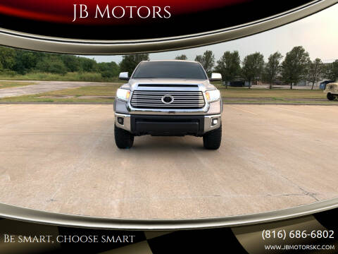 2017 Toyota Tundra for sale at JB Motors in Kansas City MO