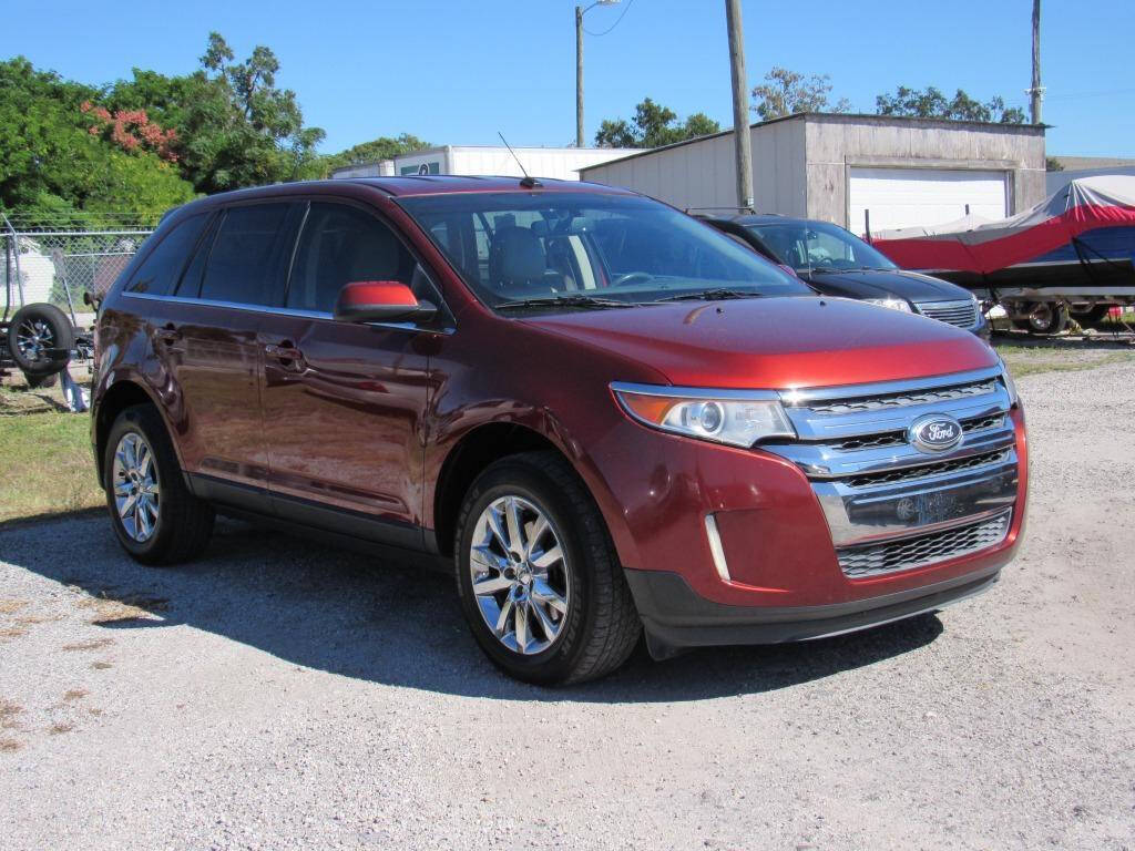 Orange 2014 Ford Edge Limited Limited 4dr Crossover 1