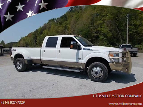 2013 Ford F-350 Super Duty for sale at Titusville Motor Company in Titusville PA