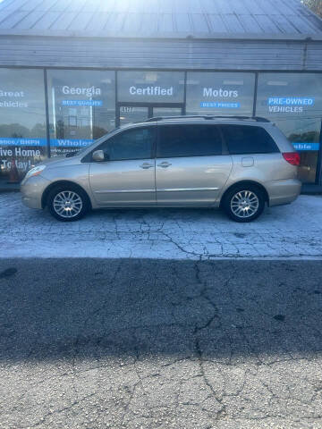 2008 Toyota Sienna for sale at Georgia Certified Motors in Stockbridge GA