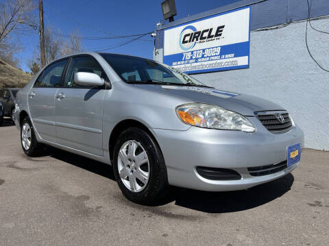 2007 Toyota Corolla for sale at Circle Auto Center Inc. in Colorado Springs CO