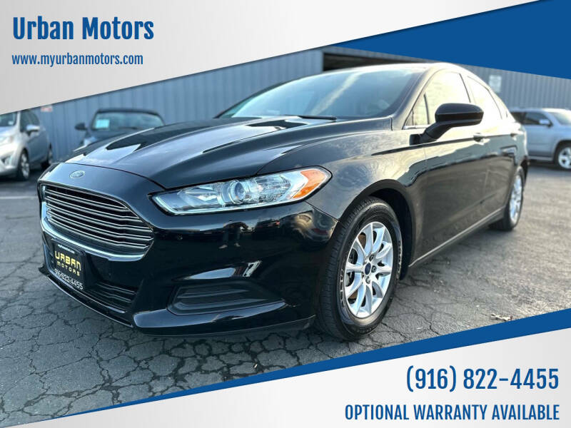 2016 Ford Fusion for sale at Urban Motors in Sacramento CA