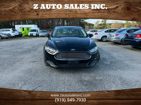 2016 Ford Fusion for sale at Z Auto Sales Inc. in Rocky Mount NC