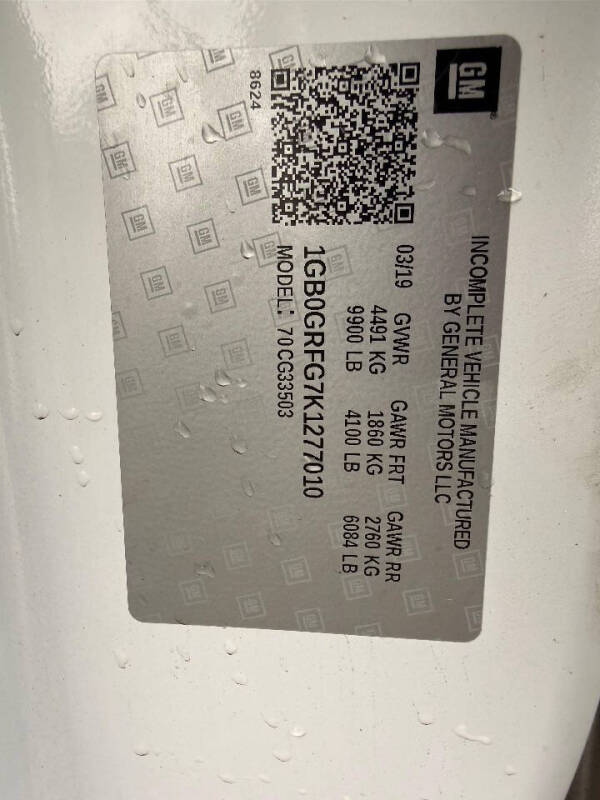 2019 Chevrolet Express 3500