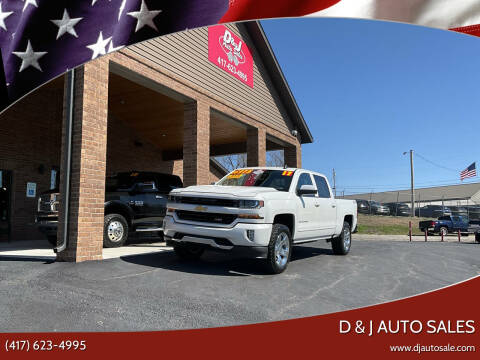 2017 Chevrolet Silverado 1500 for sale at D & J AUTO SALES in Joplin MO