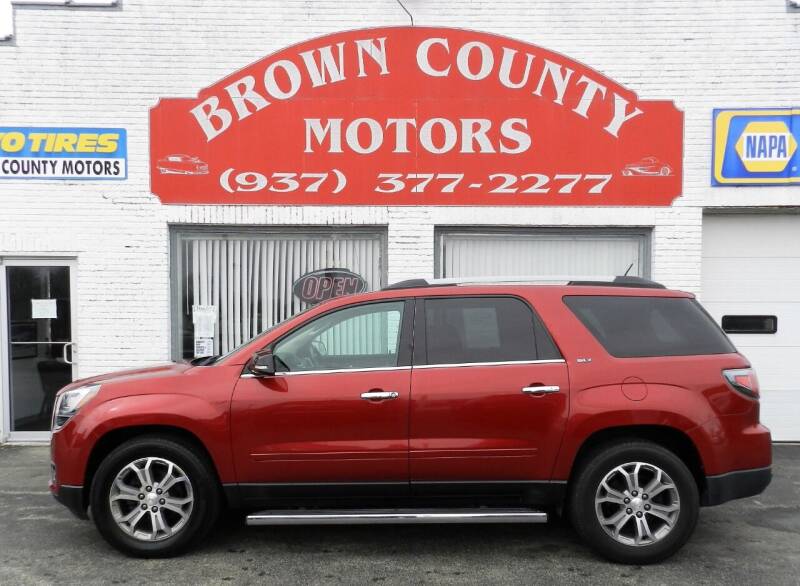 2013 GMC Acadia for sale at Brown County Motors in Russellville OH